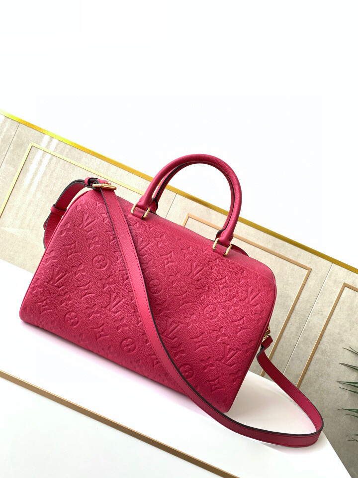 Louis Vuitton Monogram Empreinte Speedy Bandoulier Rose M44736