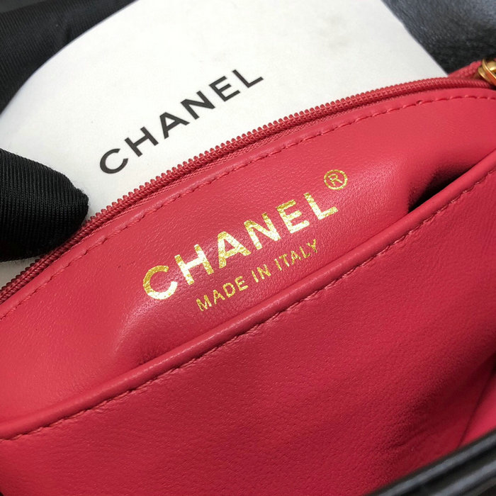 Chanel Flap Bag With Top Handle Black AS2478