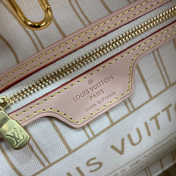 Louis Vuitton Damier Azur Canvas Neverfull PM Beige N41362