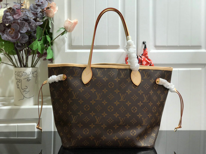 Louis Vuitton Monogram canvas NEVERFULL MM Beige M41178