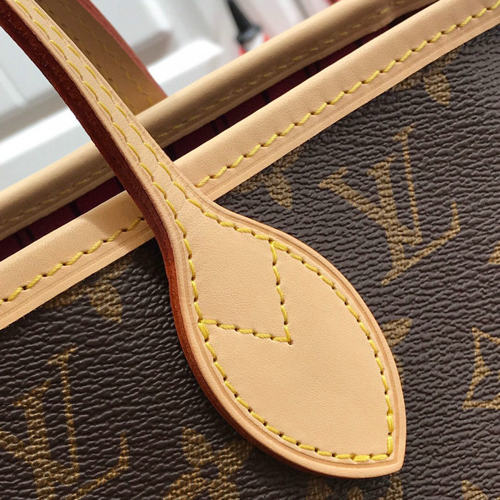 Louis Vuitton Monogram canvas NEVERFULL MM Peach N41605