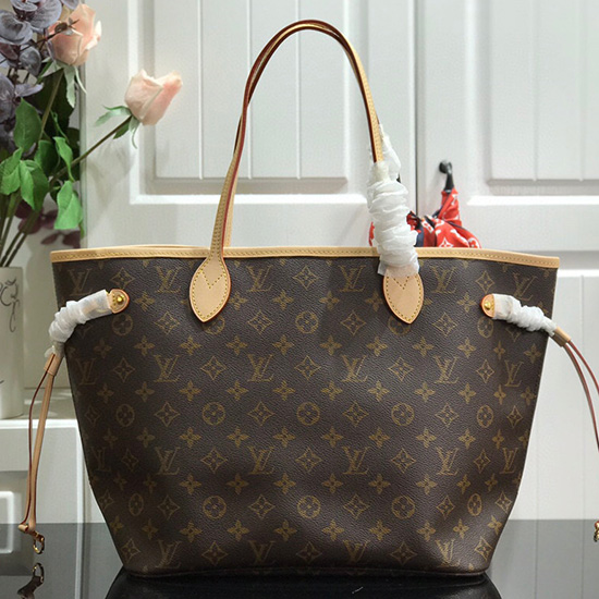 Louis Vuitton Monogram canvas NEVERFULL MM Red N41605