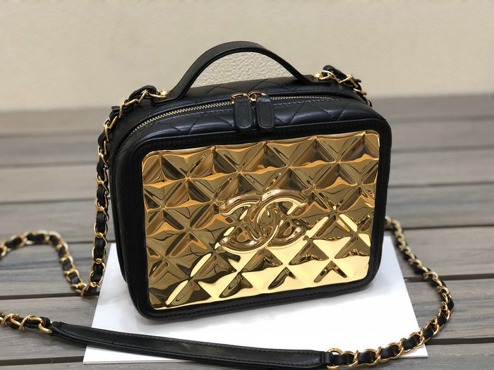 Chanel Vanity Case Black AS2900