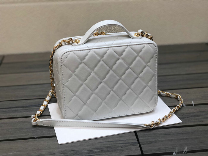 Chanel Vanity Case White AS2900