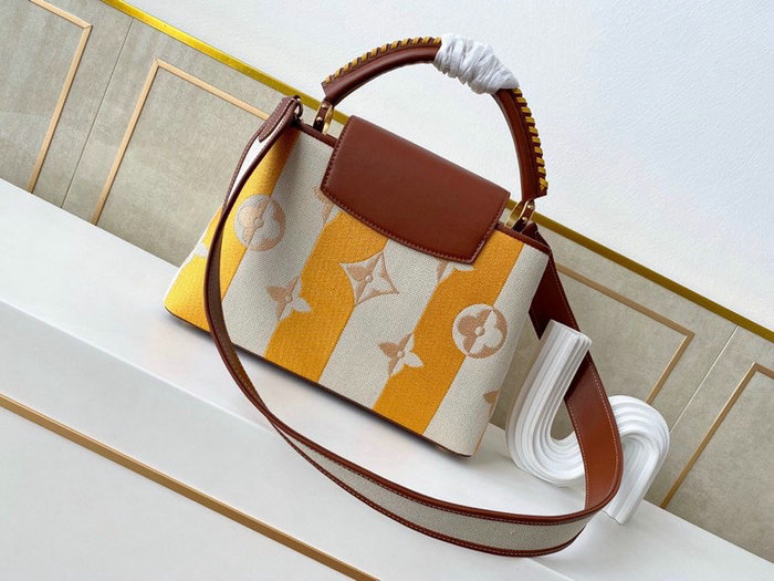 Louis Vuitton CAPUCINES MM Yellow M57351