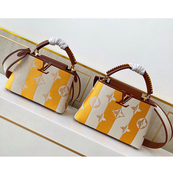 Louis Vuitton CAPUCINES MM Yellow M57351