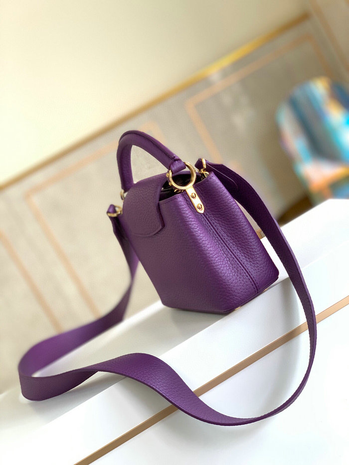 Louis Vuitton Capucines Mini Purple M55985