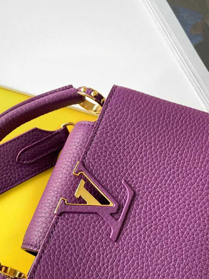 Louis Vuitton Capucines Mini Purple M55985