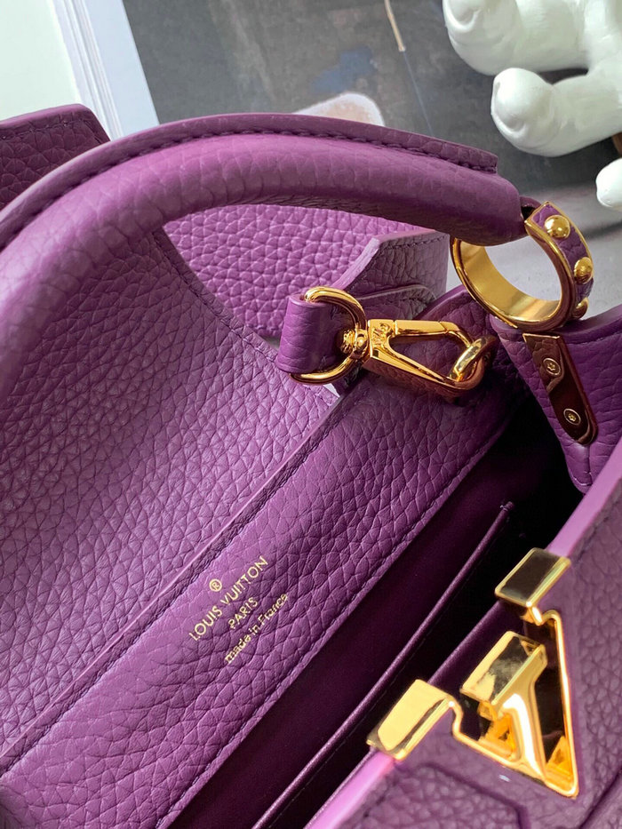 Louis Vuitton Capucines Mini Purple M55985