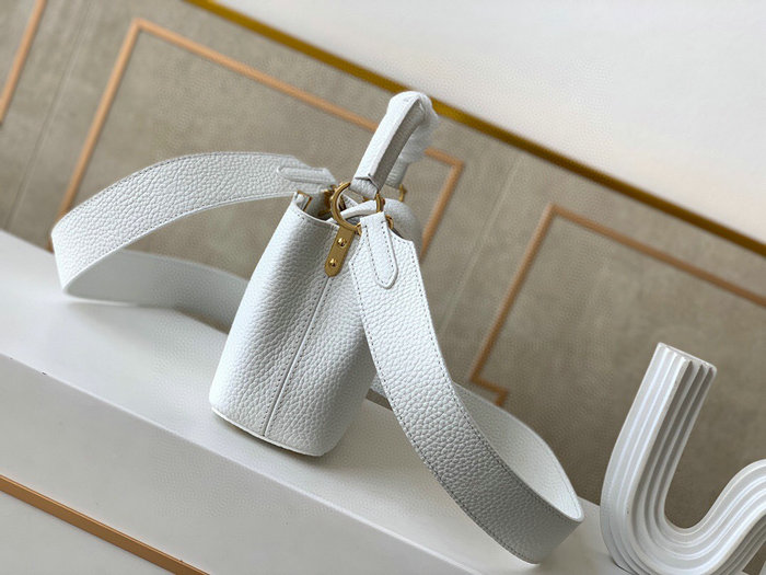 Louis Vuitton Capucines Mini White M55985