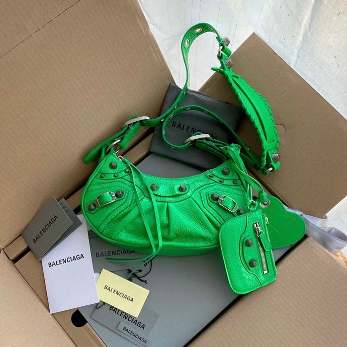 Balenciaga Le Cagole XS Shoulder Bag Green B67130