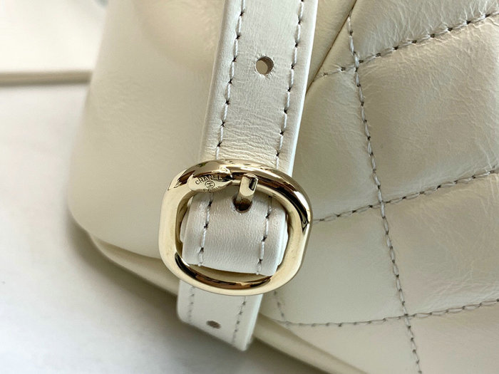 Chanel Calfskin Backpack White AS2908