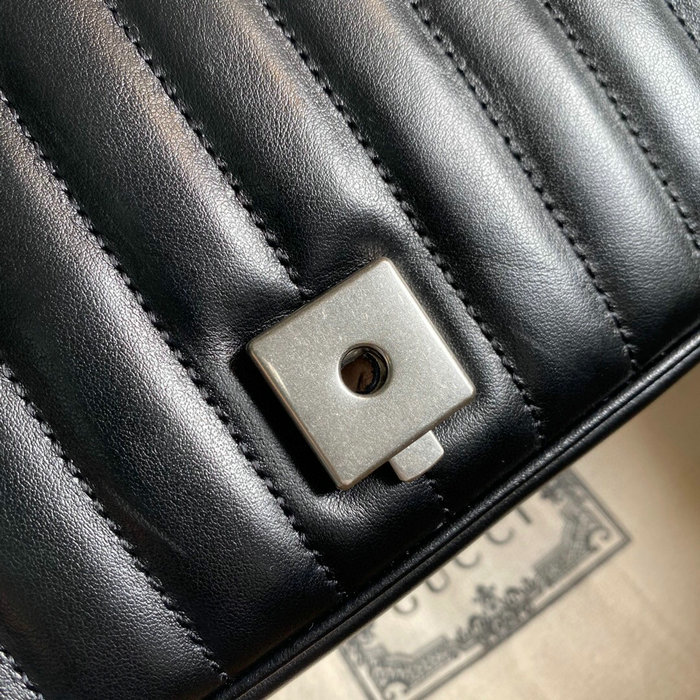 Gucci GG Marmont Small Shoulder Bag Black 443497