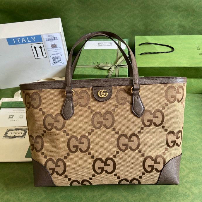 Gucci Tote Bag with Jumbo GG 631685