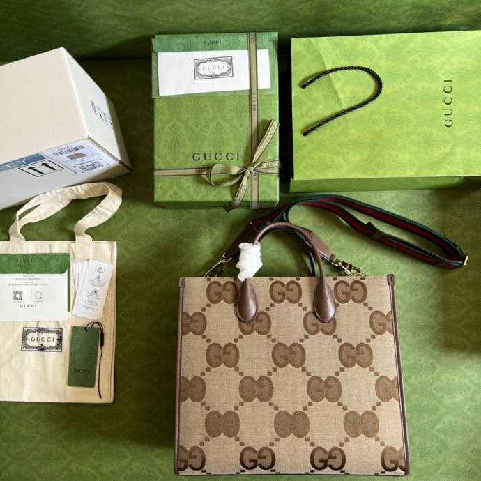 Gucci Tote bag with jumbo GG 678839