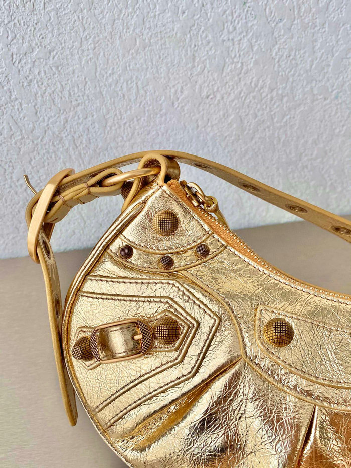 Balenciaga Le Cagole XS Shoulder Bag Gold B67130