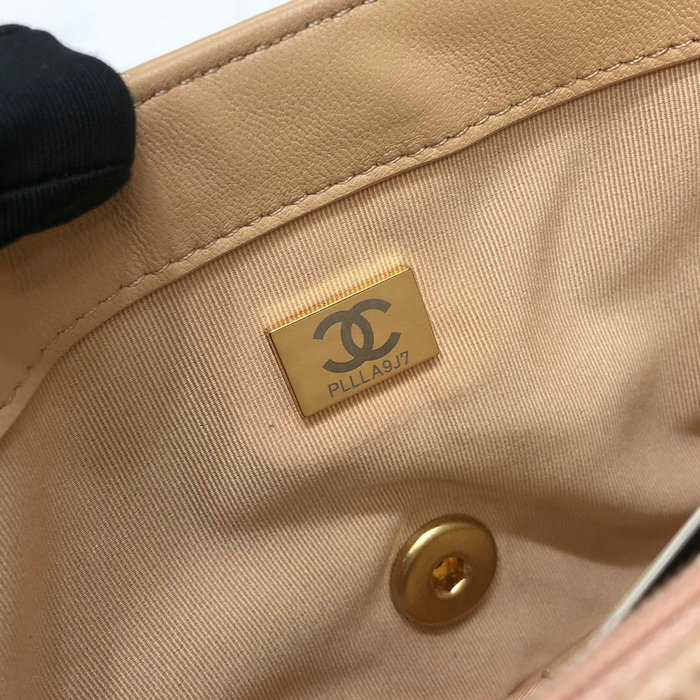 Chanel Lambskin Flap Bag Beige AS2496