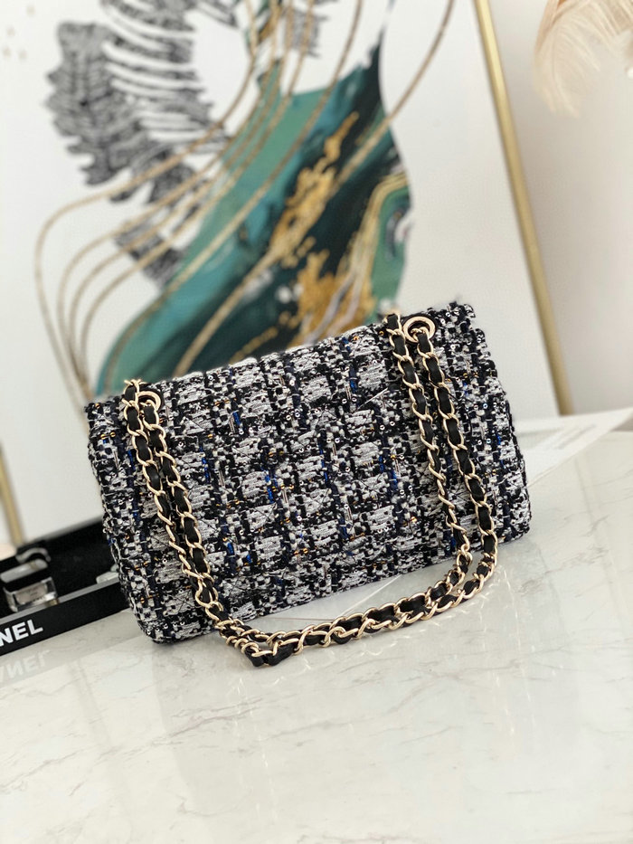 Classic Chanel Tweed Medium Flap Bag A69901