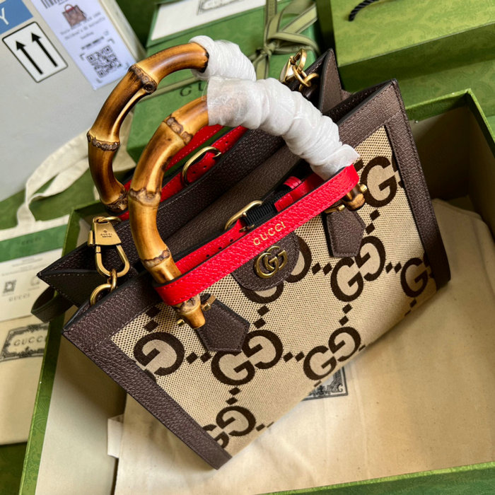 Gucci Diana Small Tote Bag with jumbo GG 660195