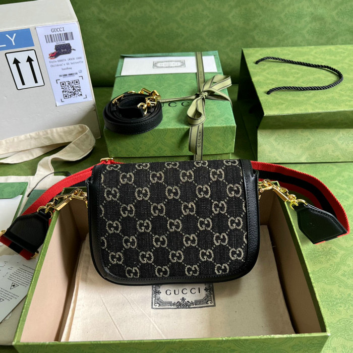 Gucci Horsebit 1955 Mini Bag Black 658574