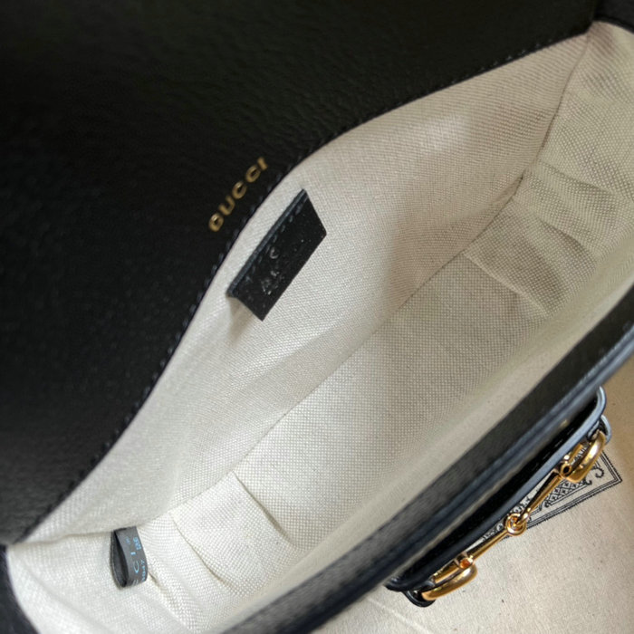 Gucci Horsebit 1955 Mini Bag Black 658574