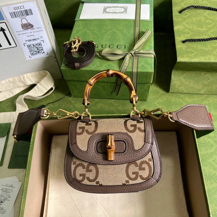 Gucci Mini Top Handle Bag with jumbo GG 686864