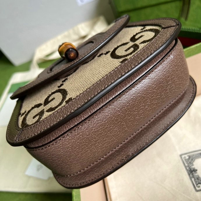 Gucci Mini Top Handle Bag with jumbo GG 686864