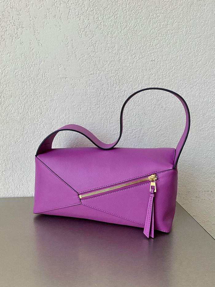 Loewe Puzzle Hobo Shoulder Bag Purple 51067