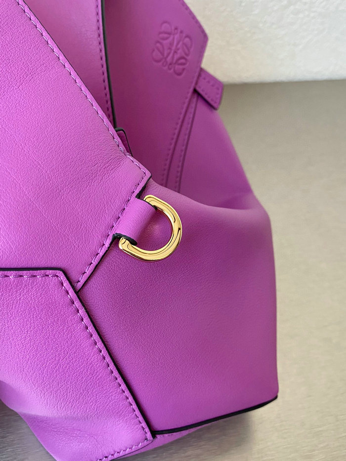 Loewe Puzzle Hobo Shoulder Bag Purple 51067