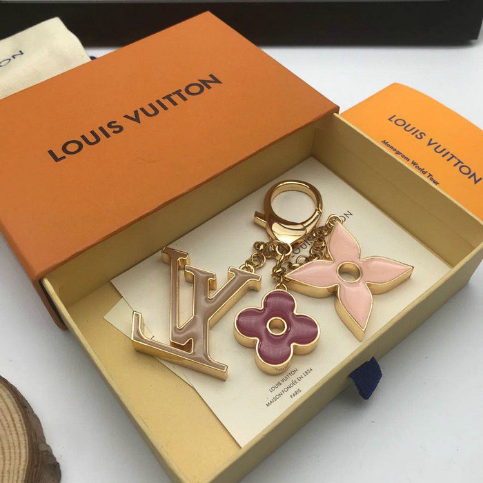 Louis Vuitton Bag Charm and Key Holder Beige M67119