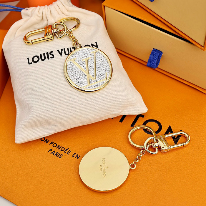 Louis Vuitton Bag Charm and Key Holder Gold M64261