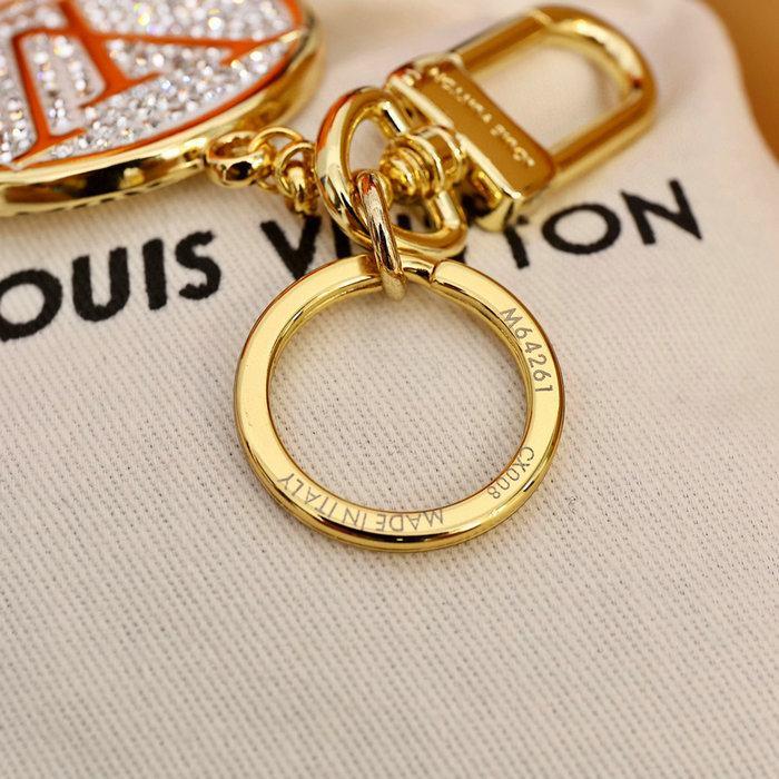 Louis Vuitton Bag Charm and Key Holder Gold M64261