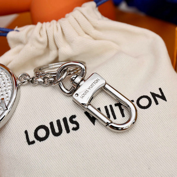 Louis Vuitton Bag Charm and Key Holder Silver M64261