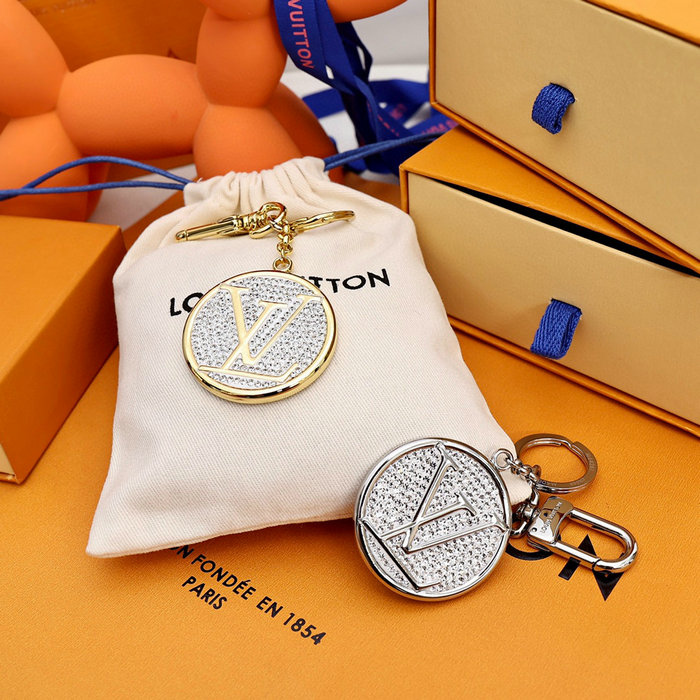 Louis Vuitton Bag Charm and Key Holder Silver M64261