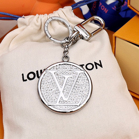 Louis Vuitton Bag Charm and Key Holder Silver M64261