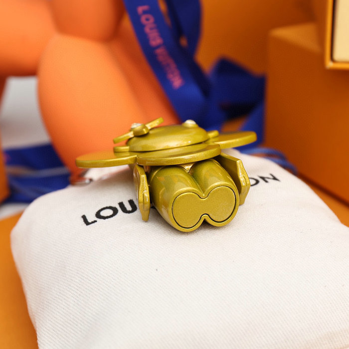 Louis Vuitton Bag Charm and Key Holder Yellow M00484