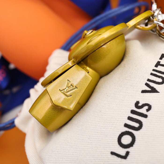Louis Vuitton Bag Charm and Key Holder Yellow M00484