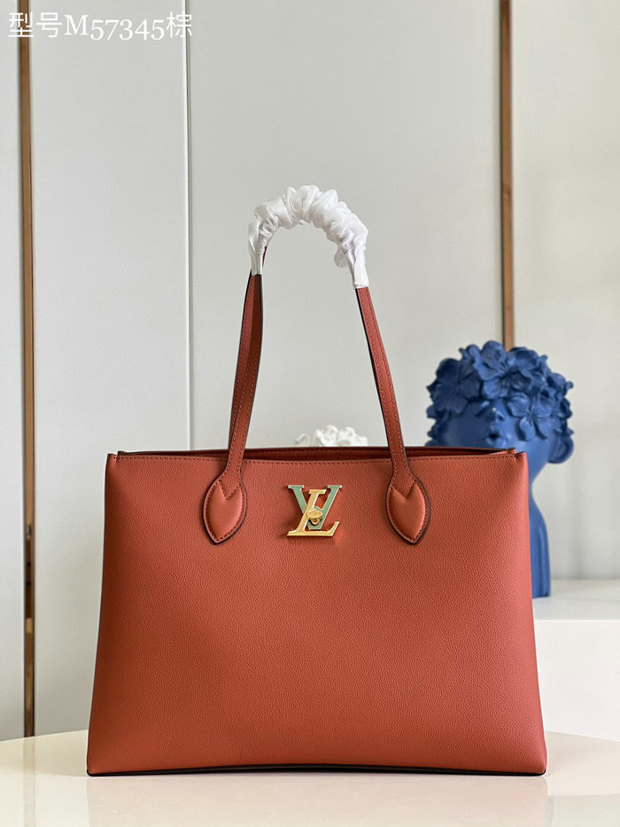 Louis Vuitton Lockme Shopper Brown M57346