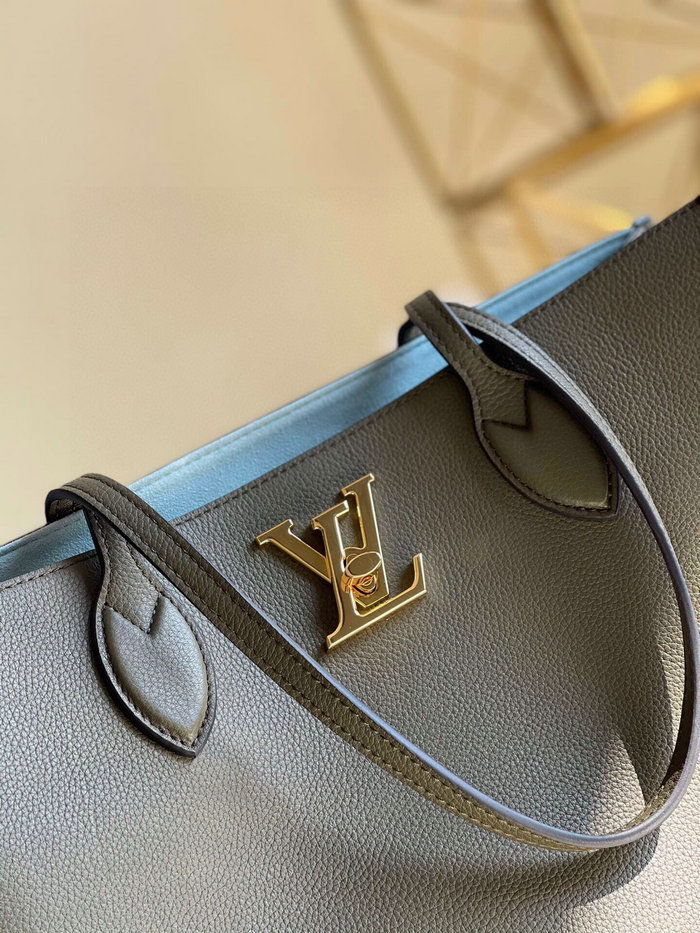 Louis Vuitton Lockme Shopper Green M57346