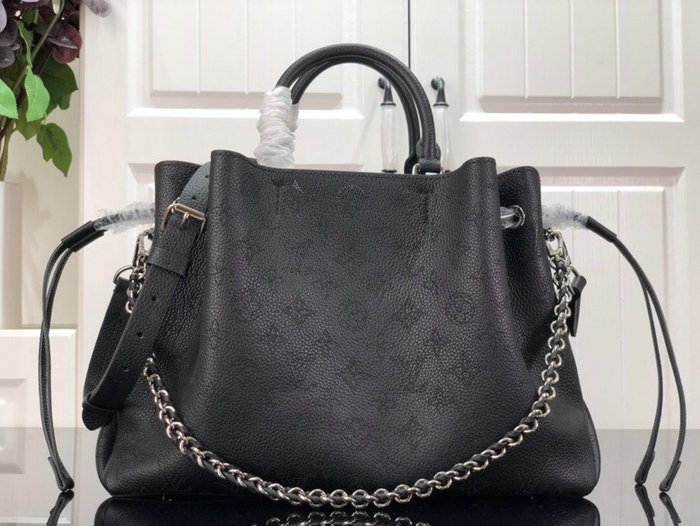 Louis Vuitton Mahina Leather Bella Tote Black M59200