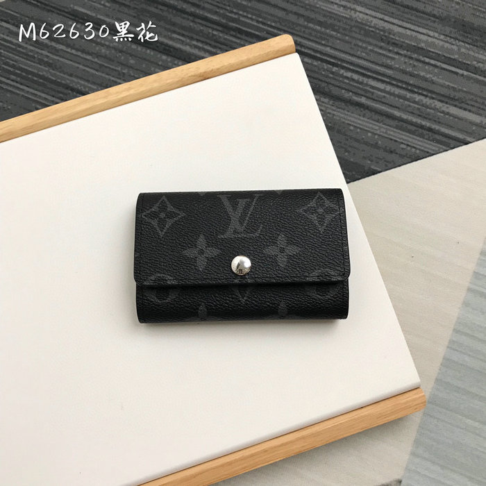 Louis Vuitton Monogram Eclipse 6 Key Holder M62630