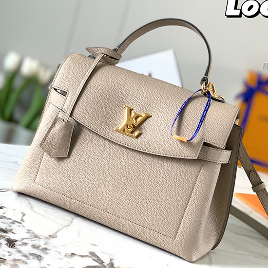 Louis Vuitton Soft Calfskin Lockme Ever Grey M52787