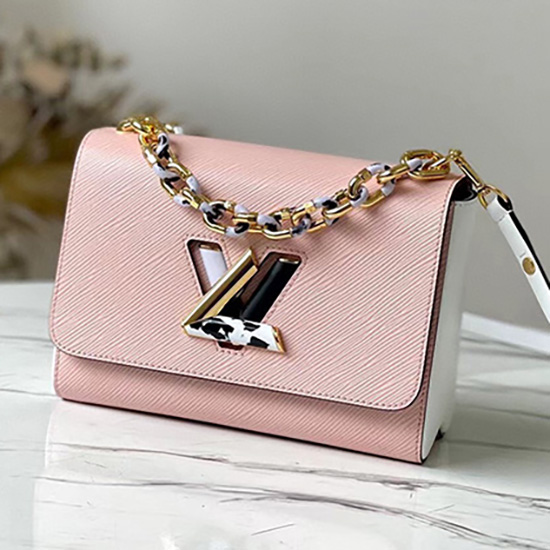 Louis Vuitton Twist MM Pink M58715