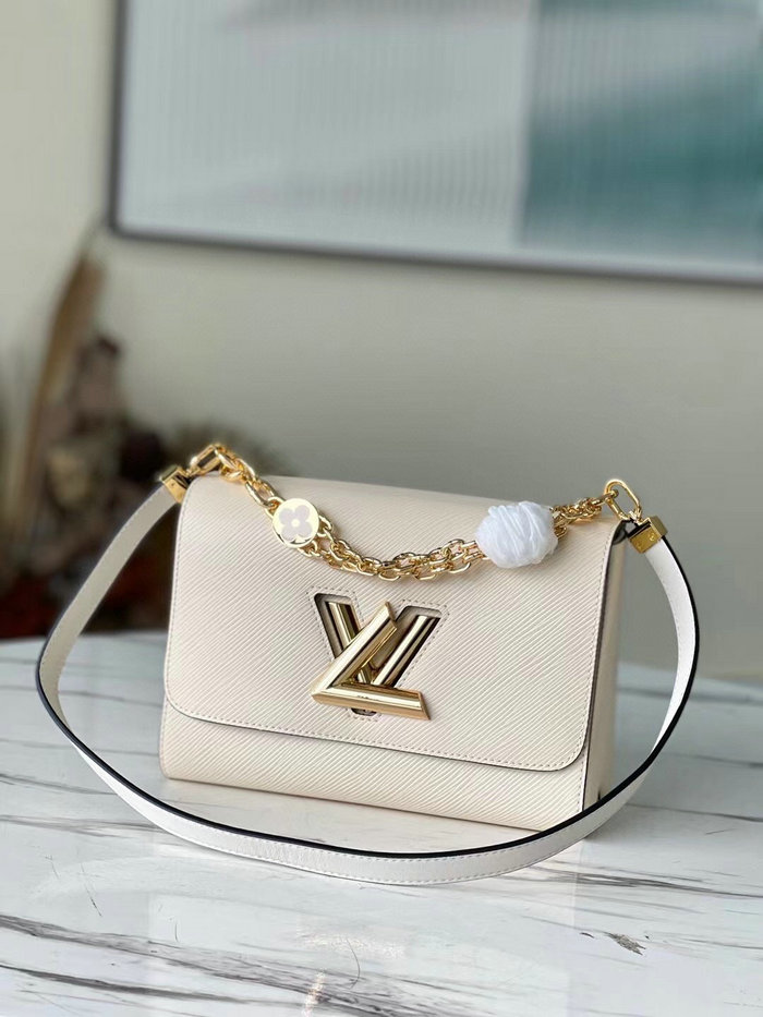 Louis Vuitton Twist MM White M59402