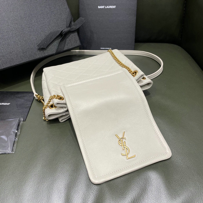 Saint Laurent Nolita Mini Bag White 672738