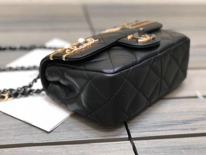 Chanel Mini Flap Bag Black AS2978