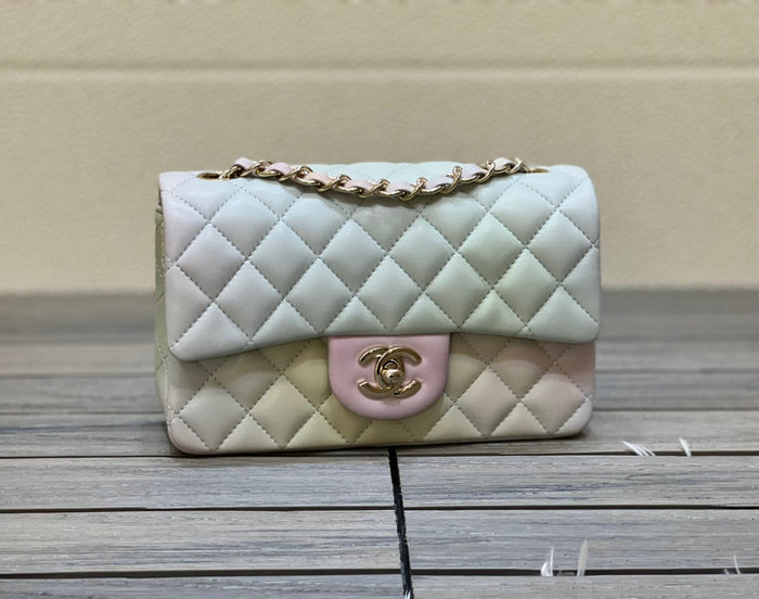 Classic Chanel Lambskin Small Flap Bag Pink CF1116