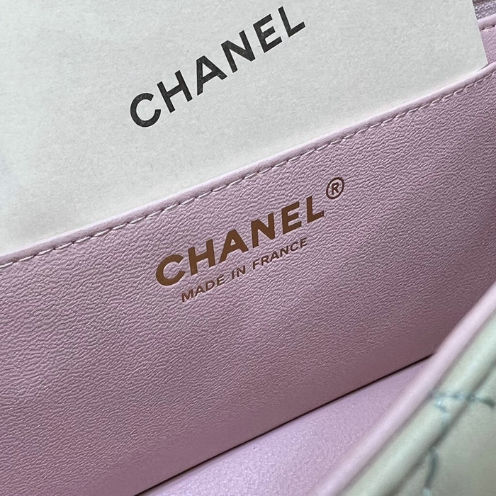 Classic Chanel Lambskin Small Flap Bag Pink CF1116