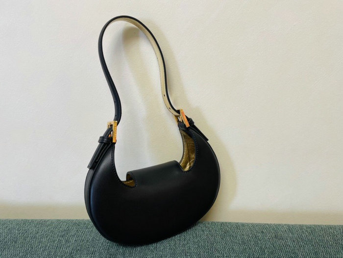 Fendi Cookie Leather Mini Bag Black F8556