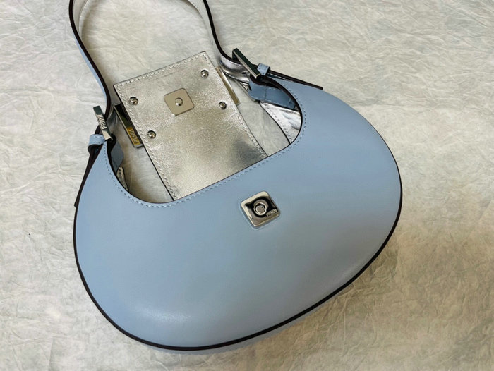 Fendi Cookie Leather Mini Bag Blue F8556